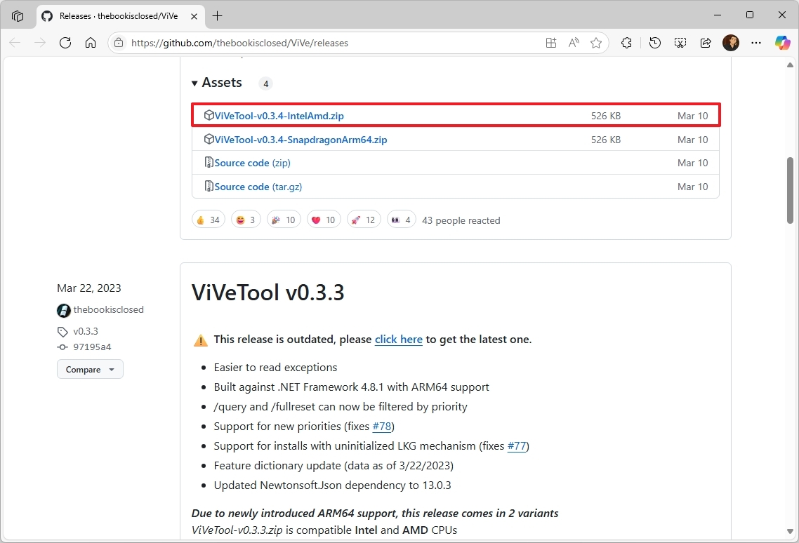 Windows 11 download ViveTool