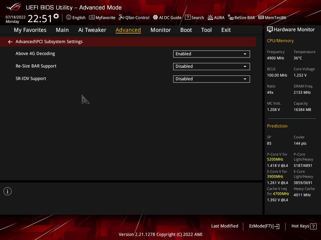 Asus ROG Strix Z690-A Gaming WIFI D4