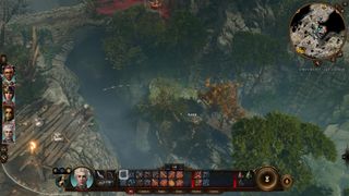 Astarion jumps into the Goblin Camp in Baldur's Gate 3