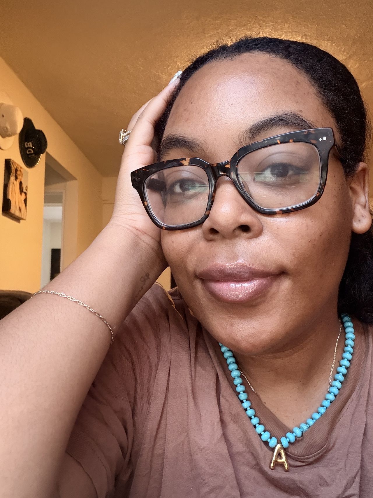 Ariel Baker after testing the Chanel Rouge Coco Hydra Gloss.