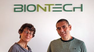The co-founders of BioNTech