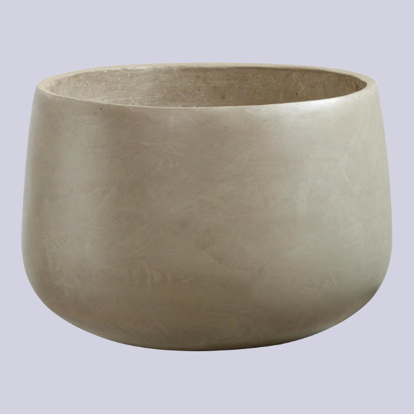 Olly &amp;amp; Rose, Olly &amp;amp; Rose Extra Large Plant Pot - Beige Planter - Xl Flower Pot - 46 Cm 18 Inch (beige, H 31cm D 46cm)