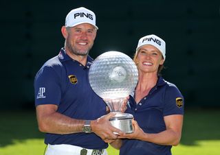 Lee and Helen at the 2018 Nedbank Challenge
