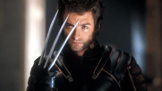 Hugh Jackman&#039;s Wolverine with adamantium claws out