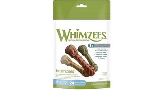 Whimzees Brushzees Natural Dental Dog Treats