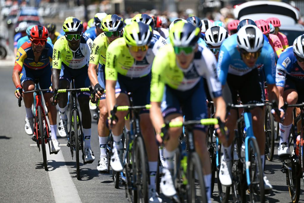 Biniam Girmay (Intermarch&eacute;-Wanty) stayed on his teammate&rsquo;s wheels until the finale