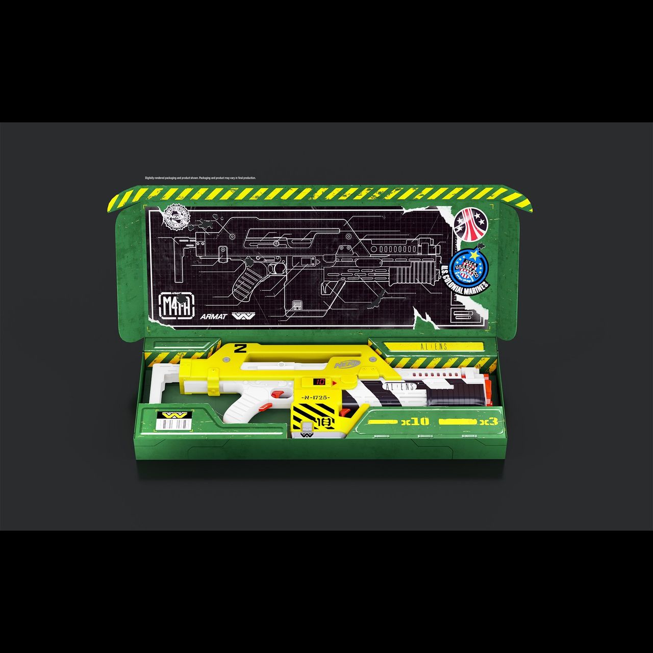 Nerf M41-A Blaster from 'Aliens'