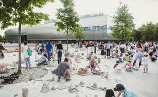 The largest iteration of Fischer’s ’YES’ project yet will see museumgoers create a landscape of clay sculptures that will metamorphose over the course of the show