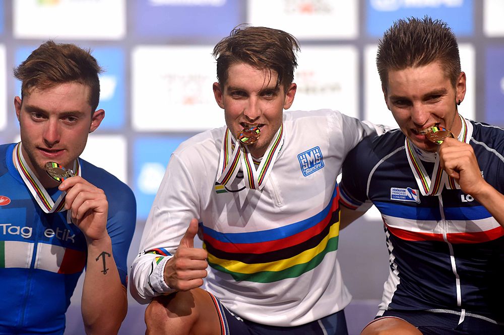 Kevin Ledanois (France) wins the U23 gold medal