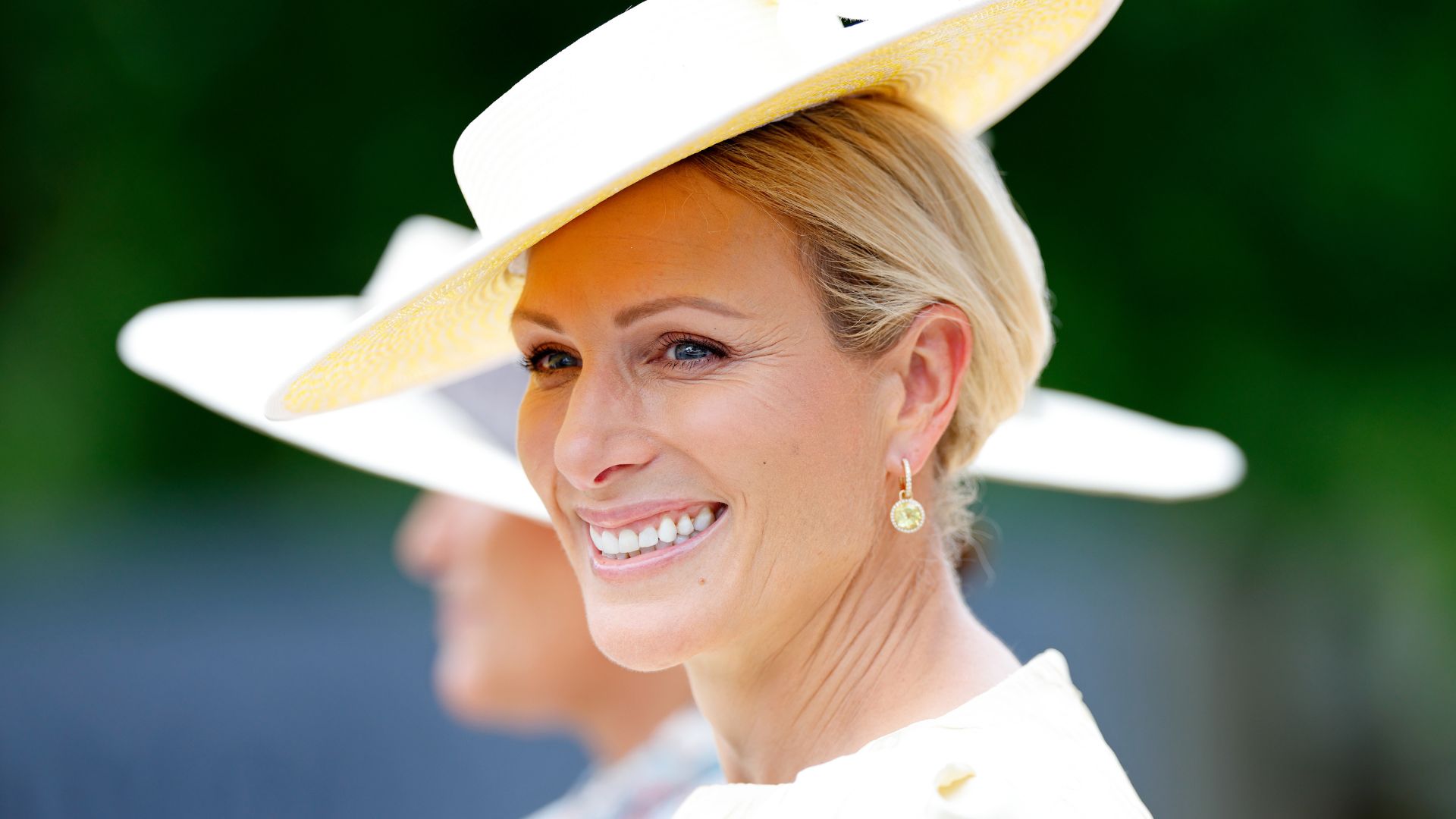 Zara Tindall's mushroom taupe nails