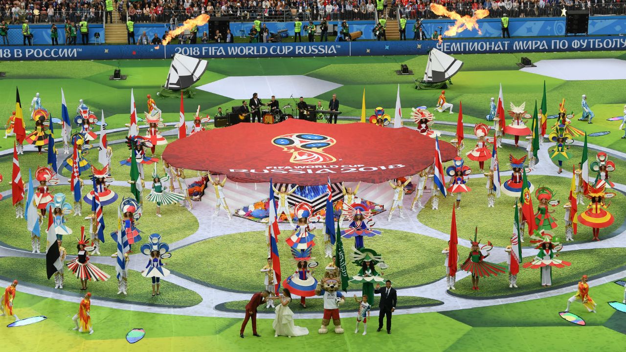 World Cup opening ceremony Luzhniki Stadium