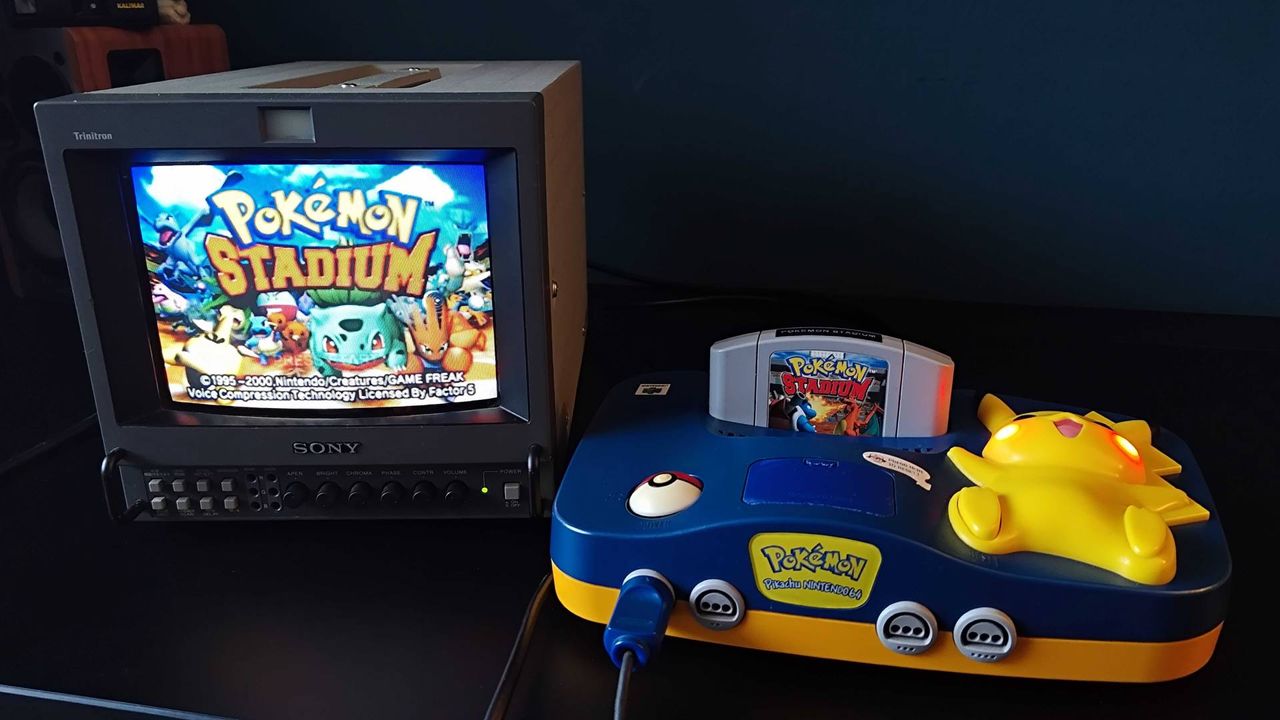 Pikachu just turned 30, so I'm throwing a Pokemon Stadium party using an original N64