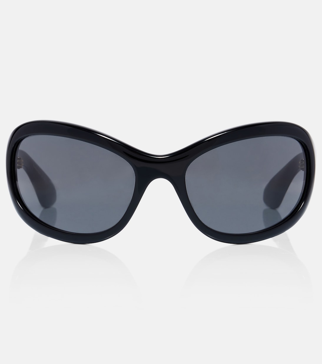 X Oliver Peoples 1967c Oversized Sunglasses in Black - Khaite