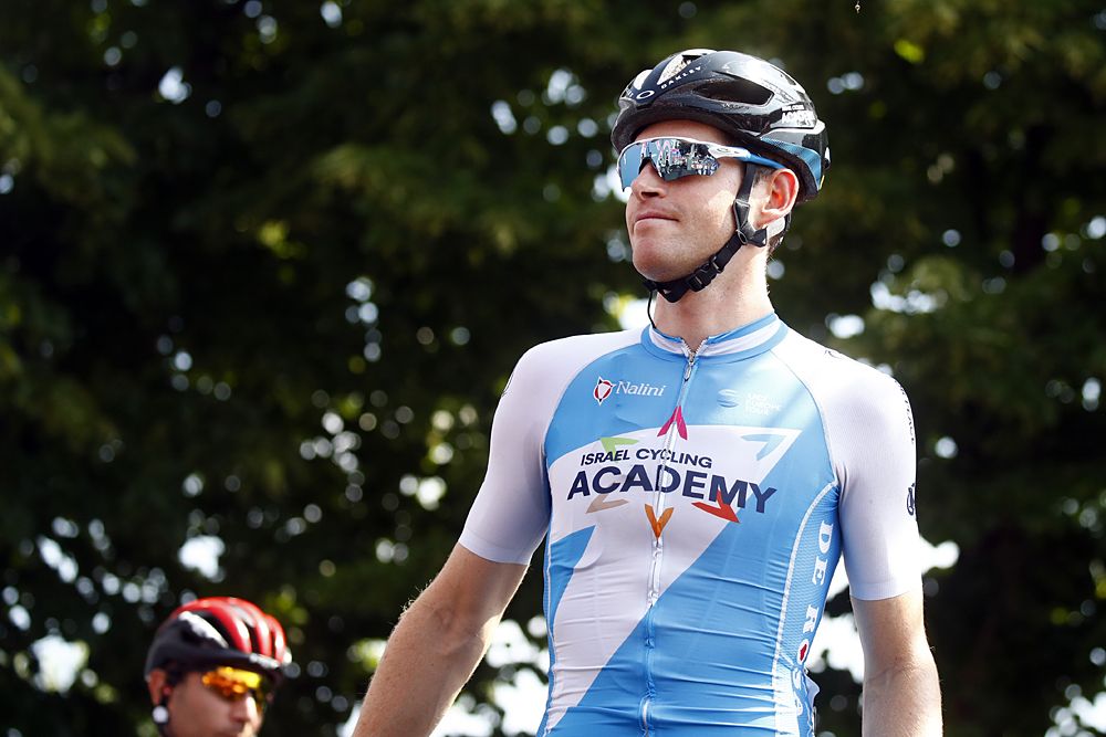 Ben Hermans (Israel Cycling Academy) at the start of stage 18 at the Giro d'Italia