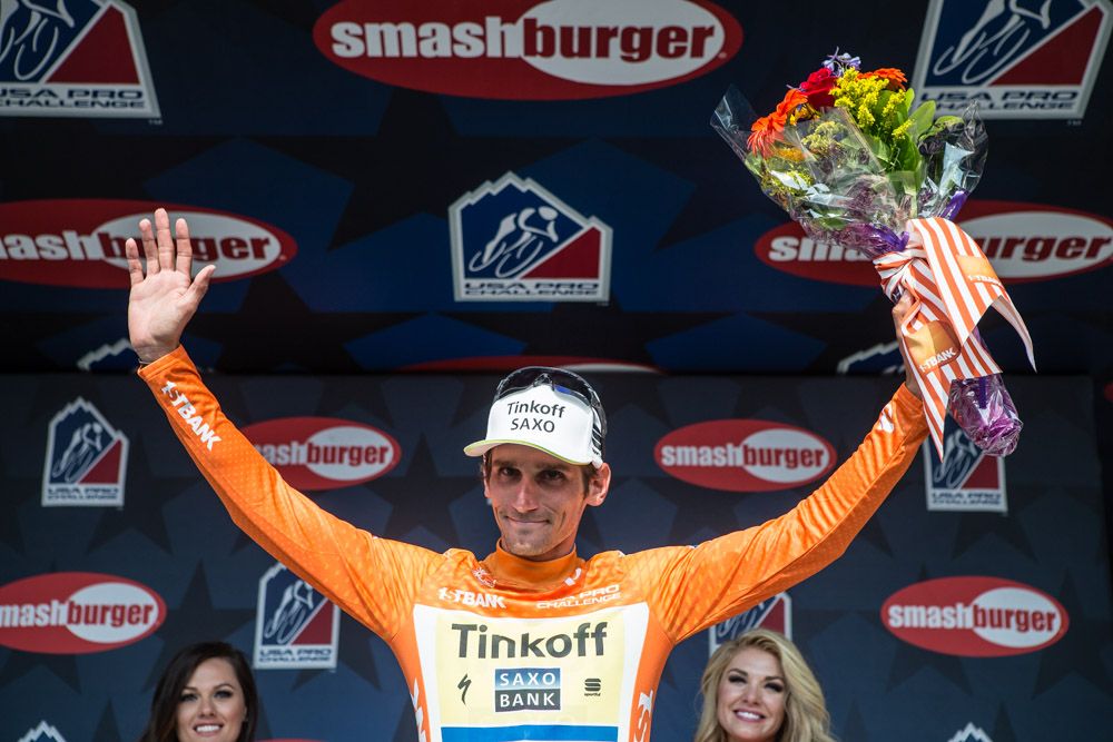 Roman Kreuziger (Tinkoff-Saxo) gets the most aggressive jersey