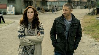 Zach Gilford and Kate Siegel in Midnight Mass