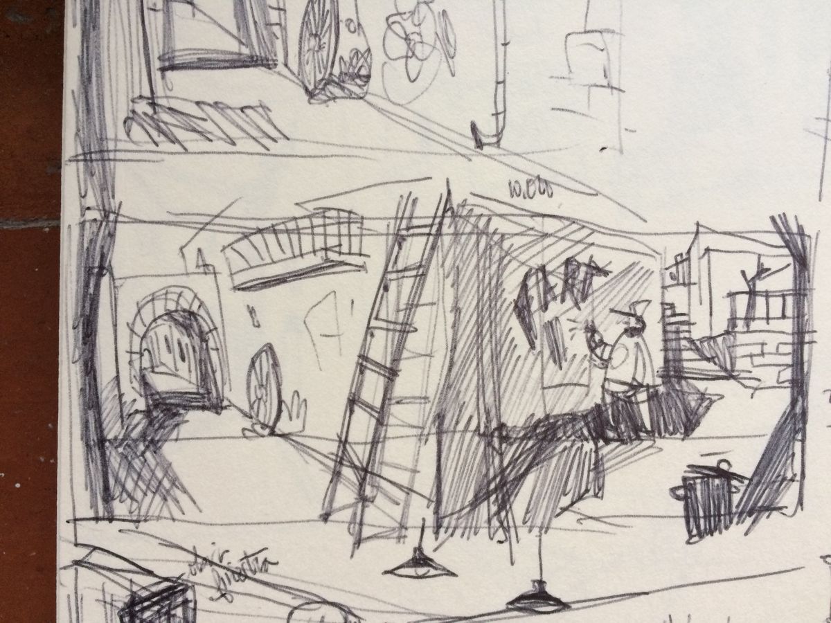 Paintings, sketches and game screens
