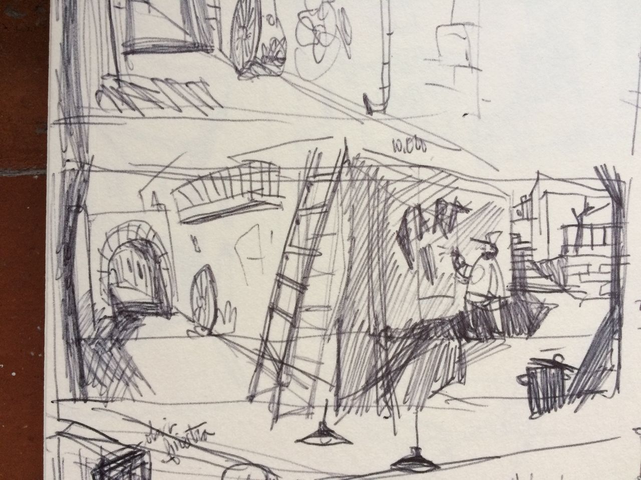 Paintings, sketches and game screens