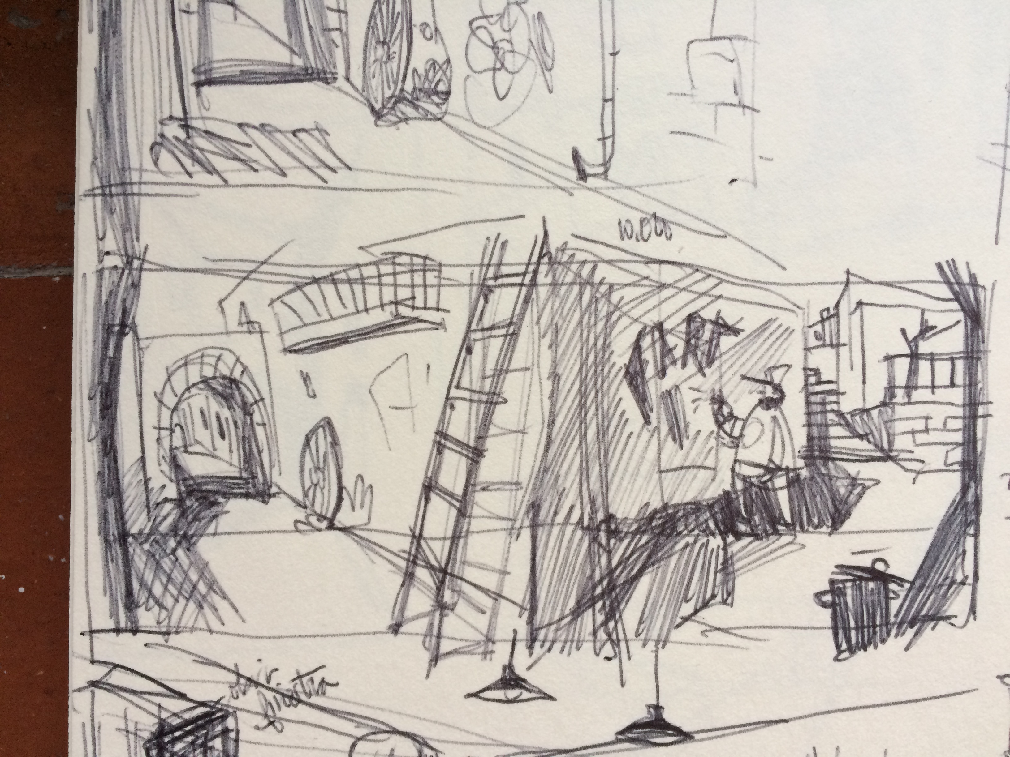 Paintings, sketches and game screens