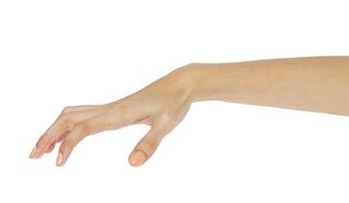 A woman's forearm and hand