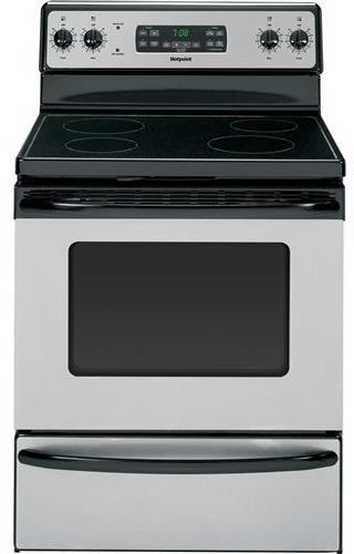 hotpoint stove oven temp