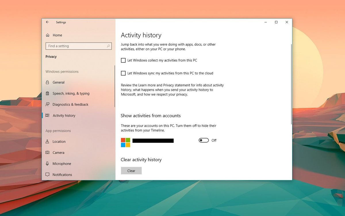 Windows 10 Stores Data on App Use Even If You Disable Activity History