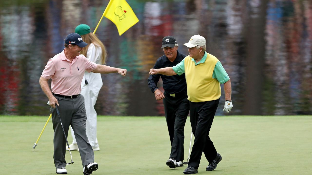 Jack Nicklaus will still hit the first tee shot of The Masters alongside Tom Watson and Gary Player, but will not play the Par-3 Contest again