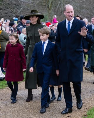 The Wales' were out in force for the Sandringham service
