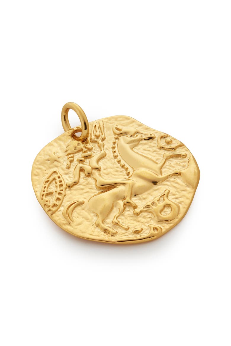 Goddess Coin Pendant Charm
