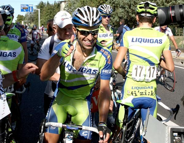 Murilo Fischer was all smiles after winning the Giro della Romagna.
