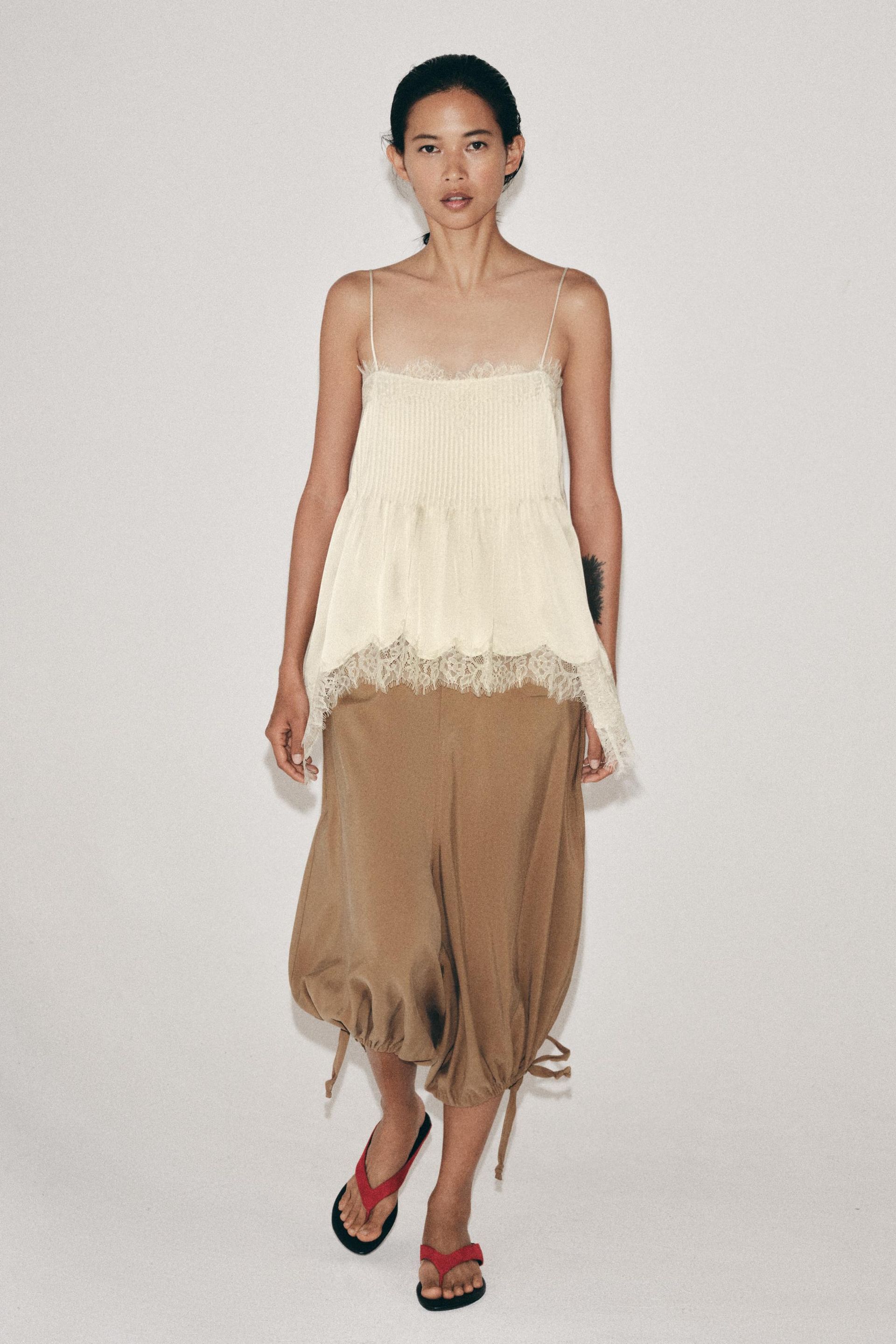 Zw Collection Lace Camisole Top