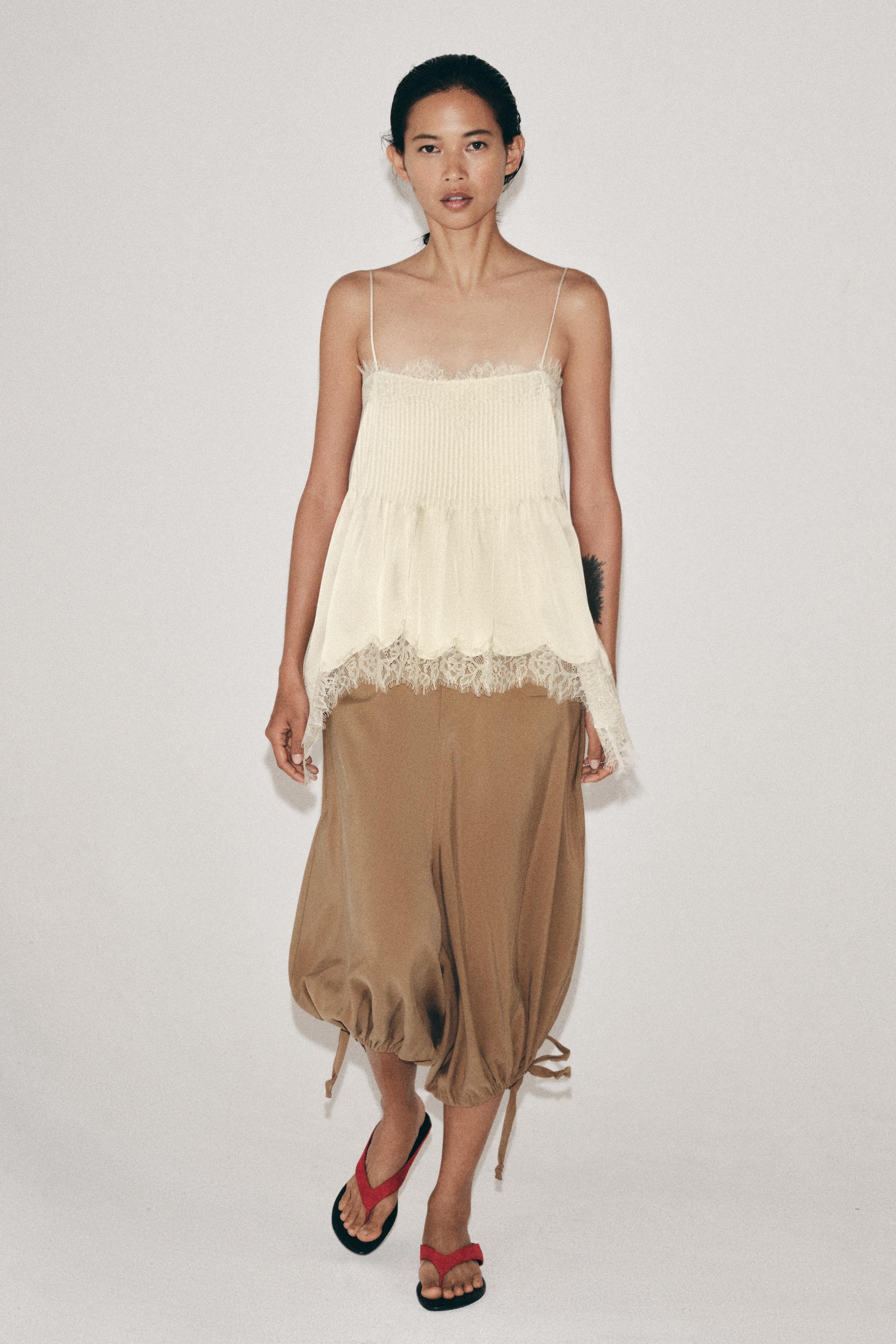 Zw Collection Lace Camisole Top