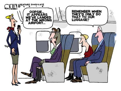 Editorial cartoon Southwest airline