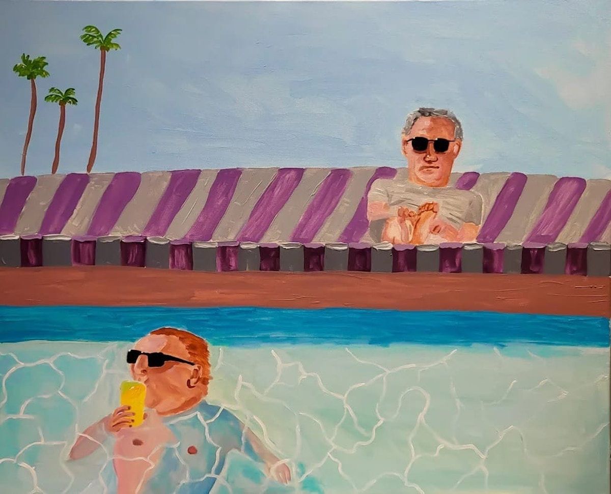 A selection of the art work of Joe Lycett.