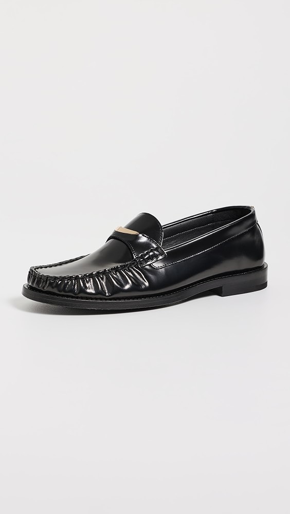 Amoc Leather Loafers - Black