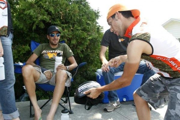 Joking about at Beauce