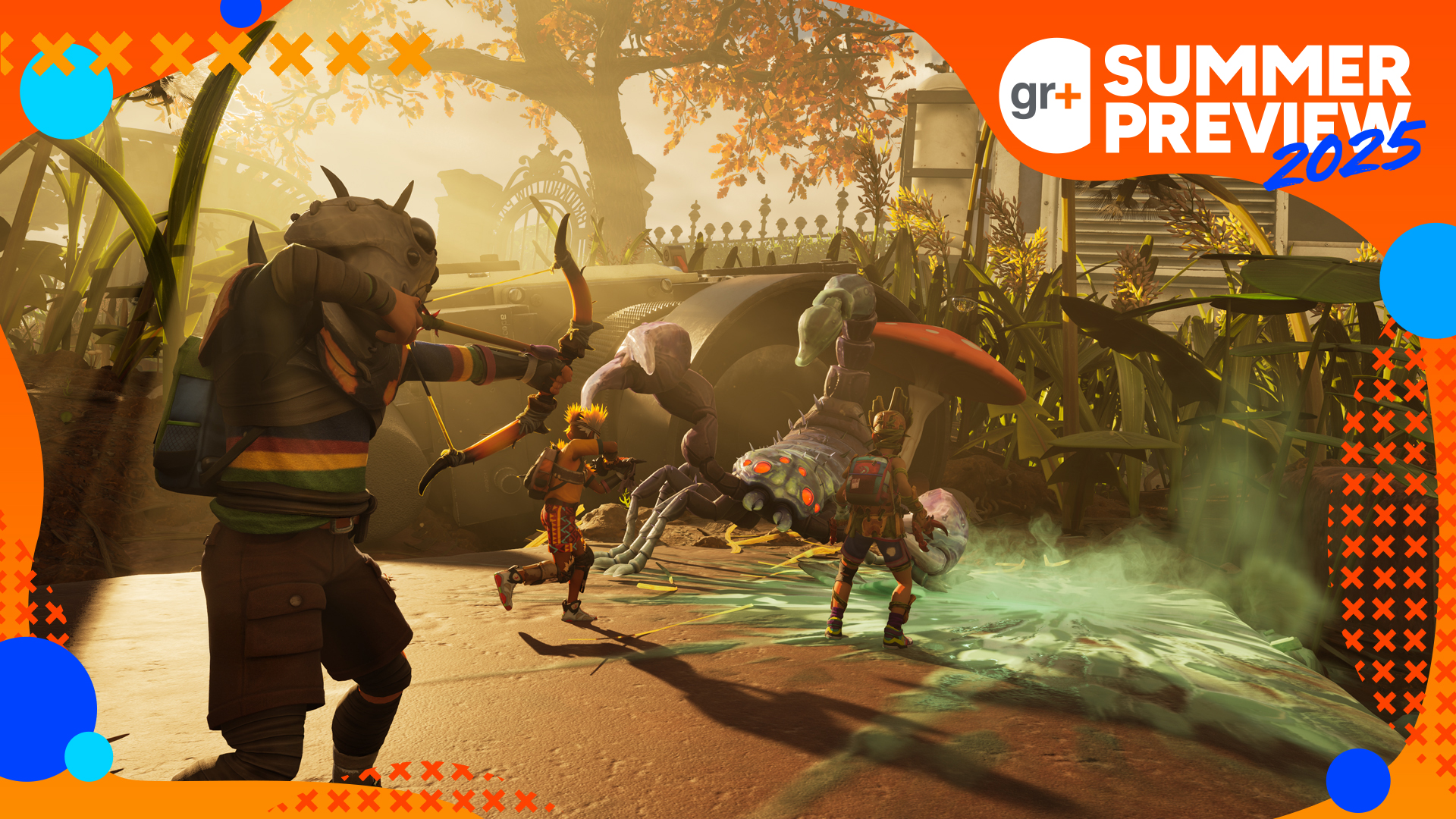 Grounded 2 screenshot with Summer Preview logo