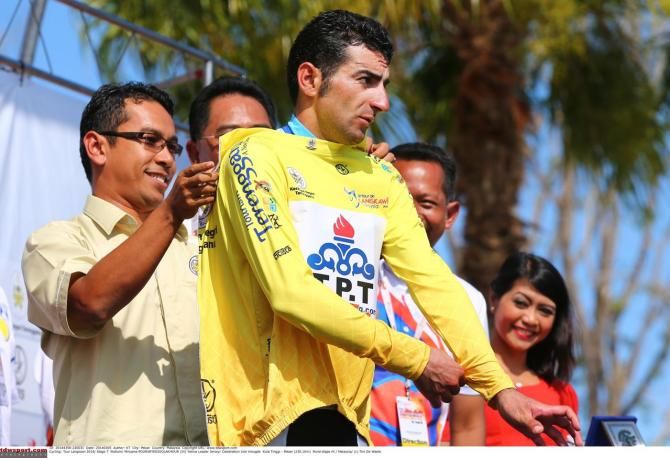 Mirsama Pourseyedigolakhour (Tabriz Petrolchemical) pulled on another race leader's jersey