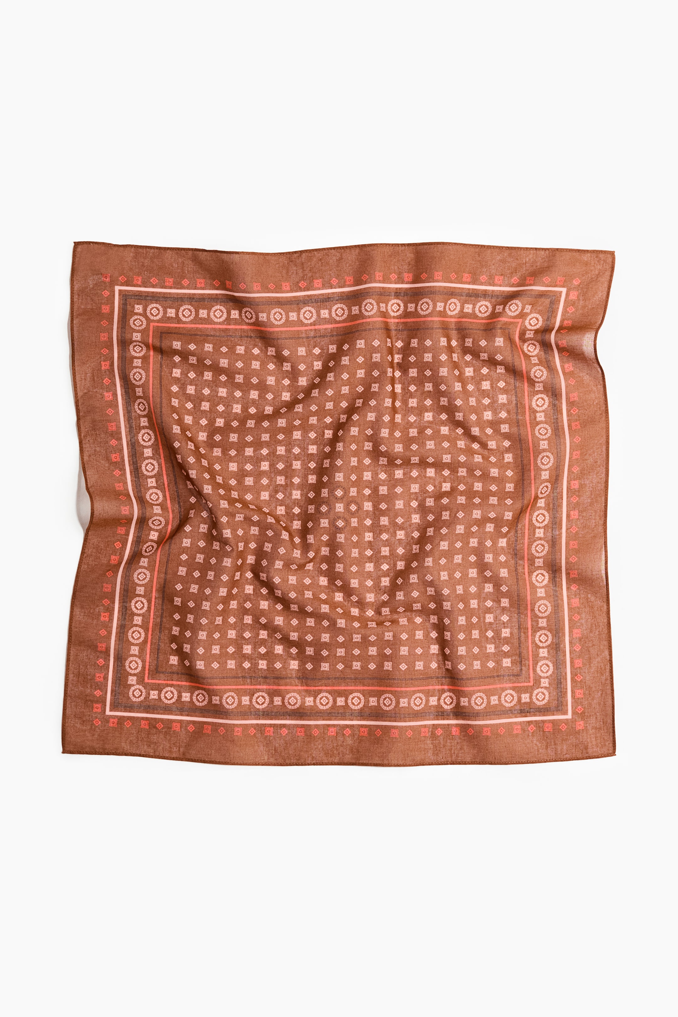 Patterned Cotton Scarf