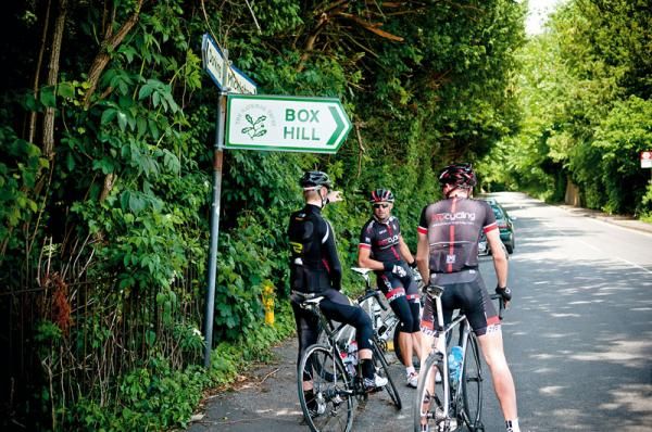 At the foot at Box Hill