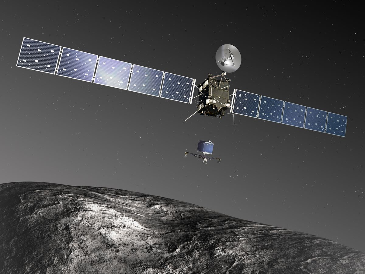 Rosetta Spacecraft Artist Impression