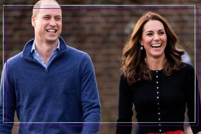 Kate Middleton Prince William up in the air Christmas