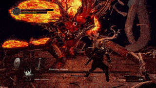 Dark Souls: Nightfall Blistering Demon boss fight