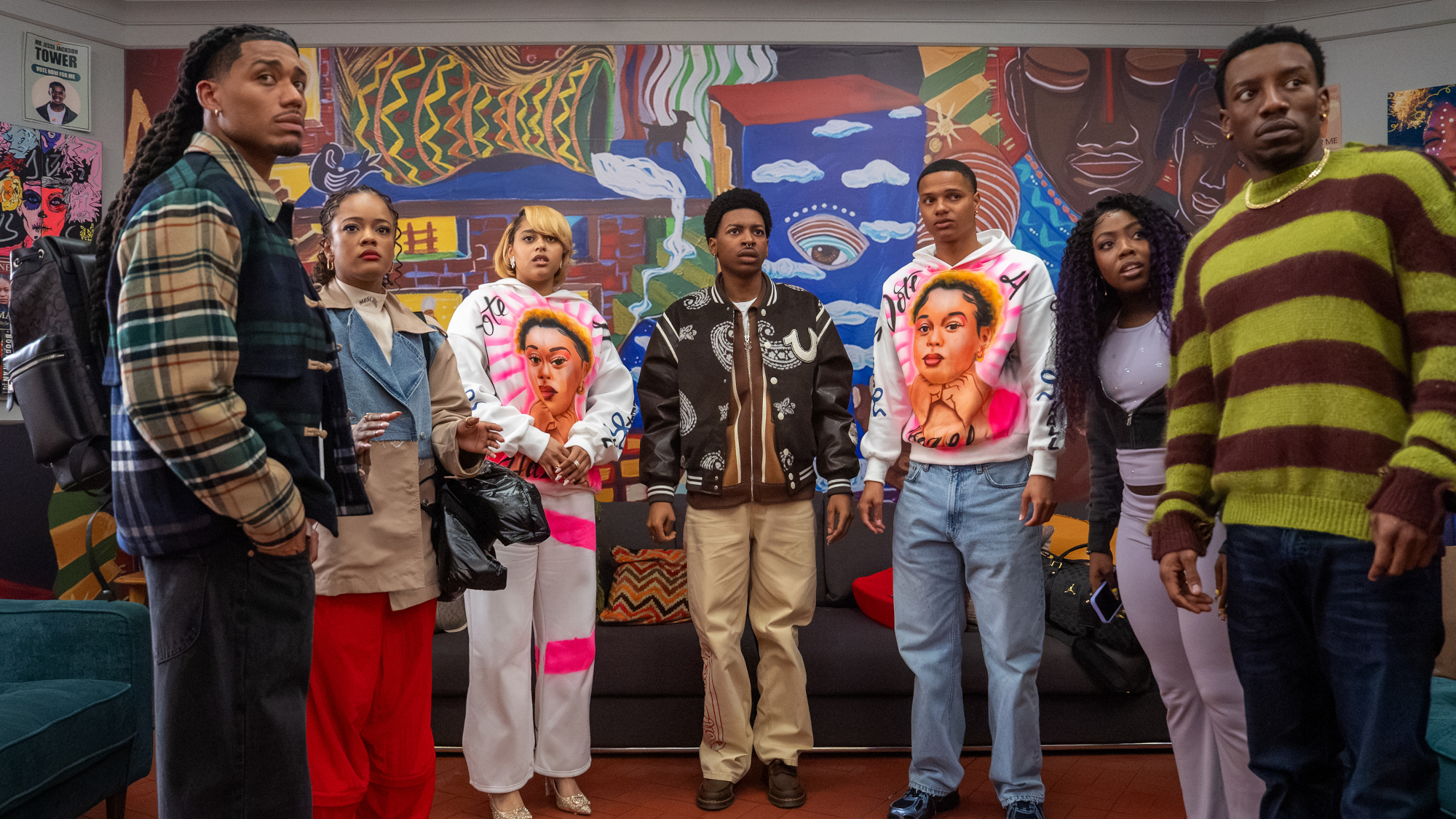 Cornell Young IV, Maleah Joi Moon, Kennedi Reece, Jordan Aaron Hall, Elijah J. Roberts, Alijah Kai, Chibuikem Uche on a Different World.