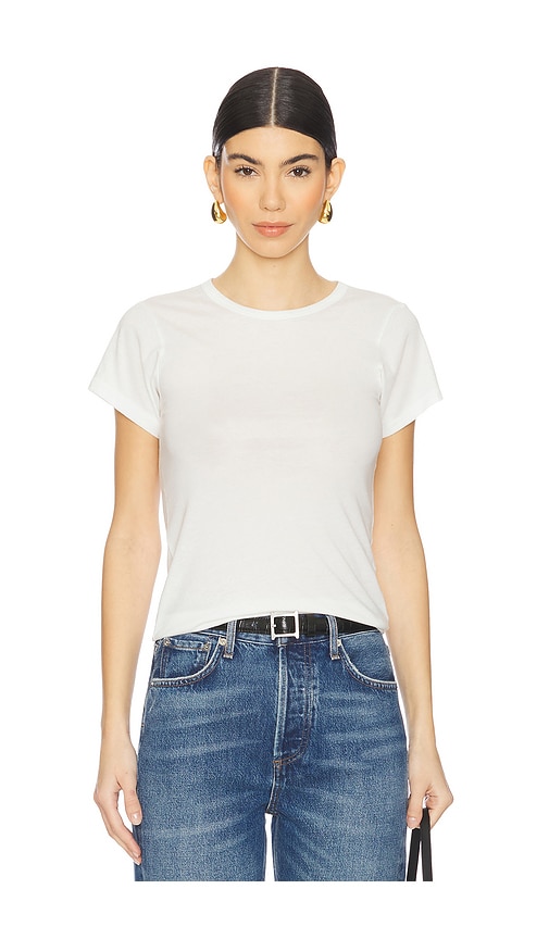 Fitted Crewneck Short Sleeve Top