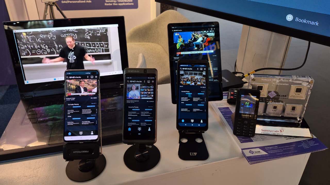 ATSC 3.0-enabled mobile devices at IBC 2025.