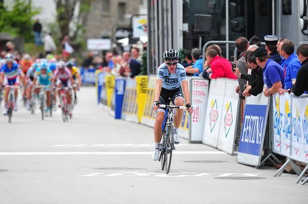 Chris Sorensen (Saxo Bank) chased but couldn't catch Kern.