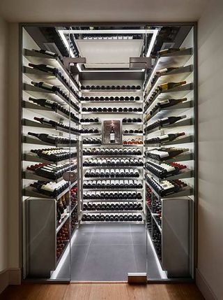 luxury small wine room