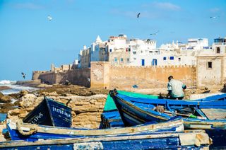 Essaouira is a moroccan city located on the Atlantic coast