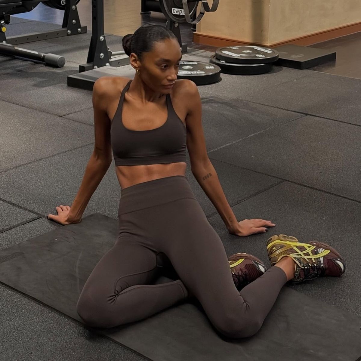 Image of Cheyenne Maya Carty in activewear.